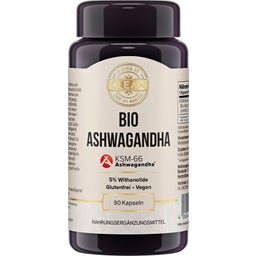 Organiczny ekstrakt z korzenia Ashwagandhy 600 mg - 90 Kapsułki