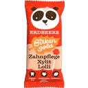 Birkengold Zahnpflege Xylit Lolli - Erdbeere