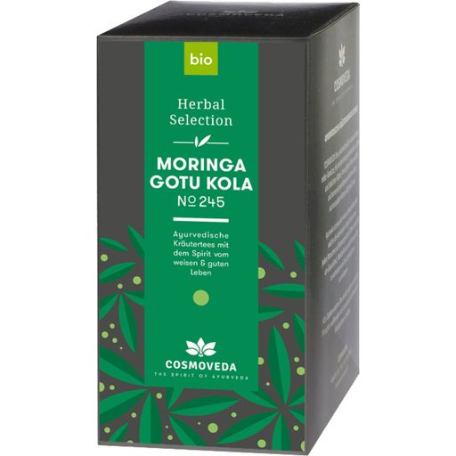Cosmoveda Organic Moringa Gotu Kola Tea - 25 Bags