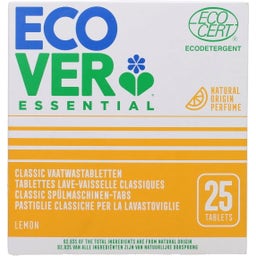 ecover Essential Lemon Dishwasher Tabs - 25 Pcs