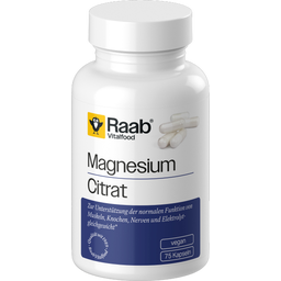 Raab Vitalfood Magnézium-citrát kapszula - 75 kapszula