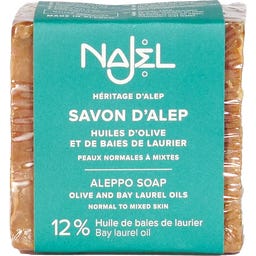 Najel Aleppotvål 12% Lagerväxtolja - 200 g