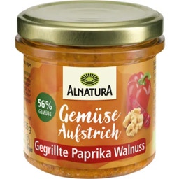 Bio Gemüse Aufstrich Gegrillte Paprika Walnuss - 135 g