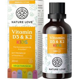 Nature Love Kids Vitamin D3 & K2 - 20 ml