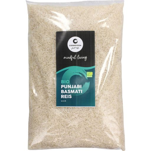 COSMOVEDA Riso Punjabi Basmati  Bianco Bio - 1 kg