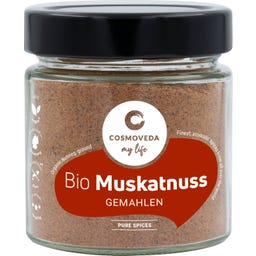 Cosmoveda Organic Nutmeg, finely ground - 90 g