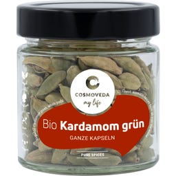 Cosmoveda Organiczny zielony kardamon w całości - 70 g