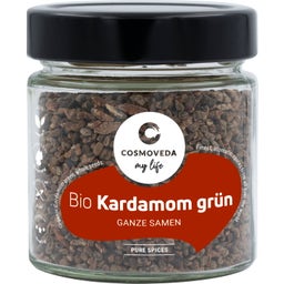 Cosmoveda Organic Cardamom green, black seeds - 100 g