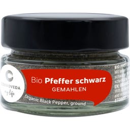 Cosmoveda Organic Black Pepper, finely ground - 35 g