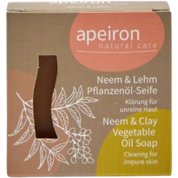 Savon aux Huiles Végétales de Neem & Lehm - 100 g