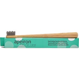 Apeiron Bambuszahnbürste FINIDENT - Schwarz