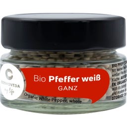Cosmoveda Organic Whole White Pepper - 40 g