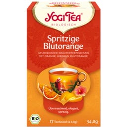 Yogi Tea Orange sanguine pétillante Bio - 17 sachets de thé