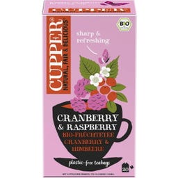 CUPPER Био чай Cranberry & Raspberry - 20 пакетчета чай