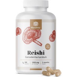 Reishi 1950 mg - Extract 5:1 - 180 Capsules