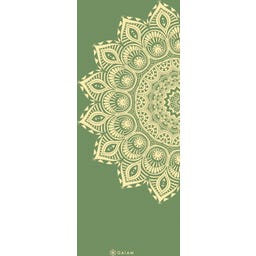 Yoga Matte 6 mm, Olive Haze Mandala Printed - 1 Stk
