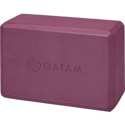 GAIAM Yoga Block, Midnight Plum - 1 Stk