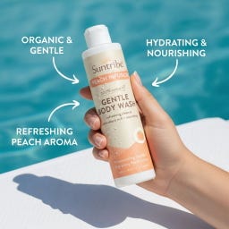 Suntribe Naturkosmetik Gentle Body Wash Peach Infusion - 200 ml