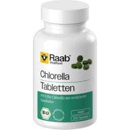 Raab Vitalfood GmbH Organic Chlorella Tablets - 200 Tablets