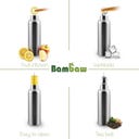 Bambaw Rozsdamentes acél termosz, 1000 ml - Natural Steel