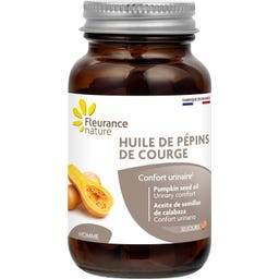 Fleurance Nature Huile de Pépins de Courge - 60 gélules