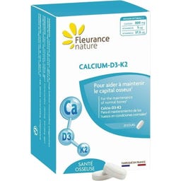 Fleurance nature Kalzium, D3 & K2 - 60 Tabletten