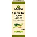 Alnatura Grönt Te Ingefära-Citron, Eko - 20 tepåsar