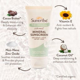 Suntribe Naturkosmetik Mineral Sunscreen SPF 30 - 100 ml
