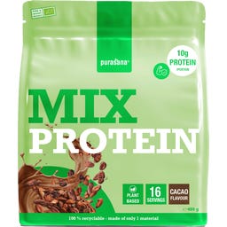 Organic Vegan Protein Mix 55% with Peas, Sunflower Seeds & Hemp - Cocoa
