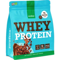 Purasana Whey Proteinpulver Bio - Kakao