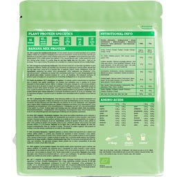 Veganer Proteinmix Hanf-, Sonnenblumen-, Erbsen-, Kürbisprotein, Bio - Banane