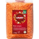 Davert Organic Red Lentils - 1.000 g