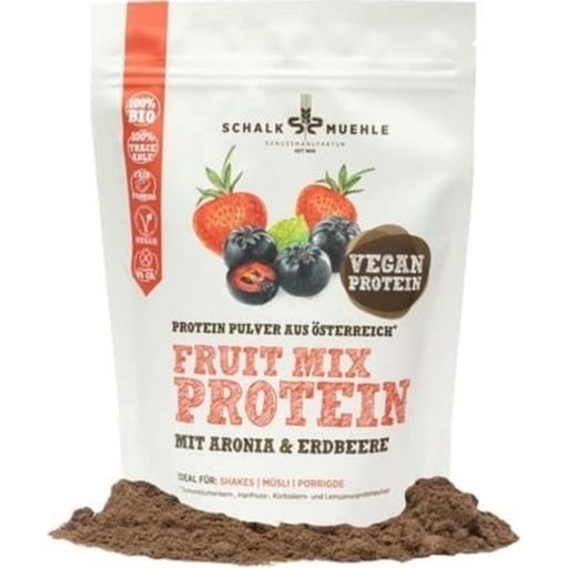 Bio Fruit Protein Mix mit Aronia und Erdbeere - 210 g