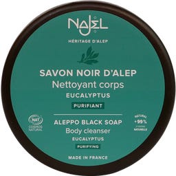 Najel Schwarze Aleppo-Seife mit Eukalyptus - 180 g