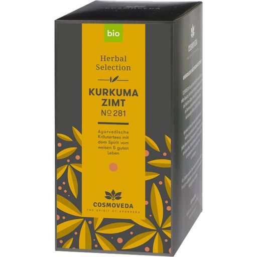 Cosmoveda Organic Turmeric Cinnamon Tea - 25 Bags