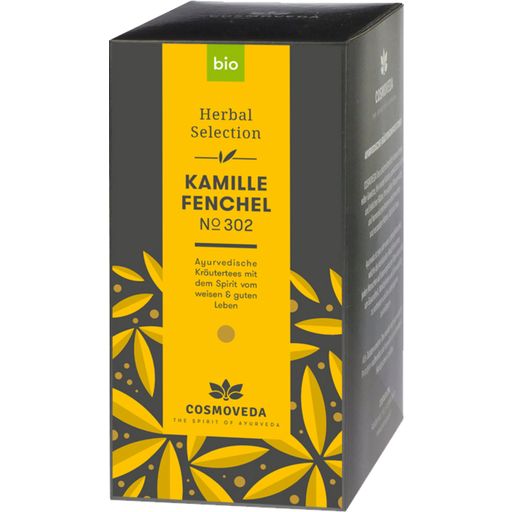 Cosmoveda Organic Chamomile Fennel Tea - 25 Bags