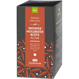Cosmoveda Organic Ginger Elderflower Tea - 25 Bags