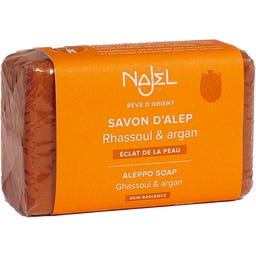 Najel Aleppo-Seife mit Arganöl & Rhassoul - 100 g