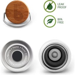 Bambaw Roestvrijstalen Thermosfles, 750 ml - Natural Steel