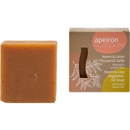 Apeiron Neem és agyag növényi olaj szappan - 100 g