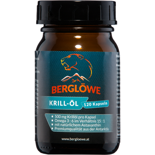 Berglöwe Huile de Krill, Oméga 3 - 120 gélules