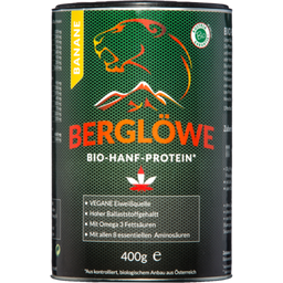 Berglöwe Proteína de Cáñamo Bio - Plátano - 400 g