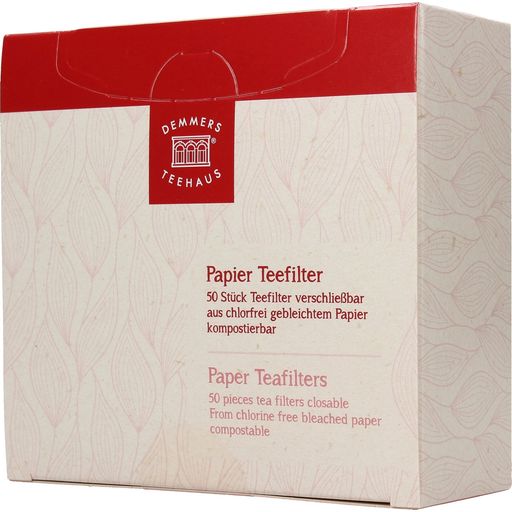 DEMMERS TEEHAUS Papír teafilter, zárható - 1 csomag