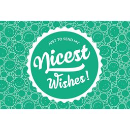Ayurveda101 Поздравителна картичка "Nicest Wishes"
