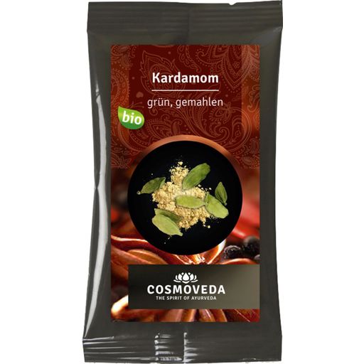 Cosmoveda Organic Cardamom green, finely ground - 10 g