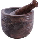 Bitto LEAF Soapstone Mortar - 1 pc