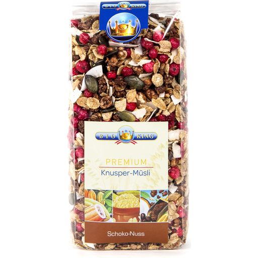BioKing Premium Organic Crunchy Müsli - Chocolate nut