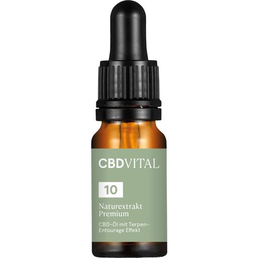 CBD-VITAL Organic CBD Natural Extract Premium 10% - 10 ml