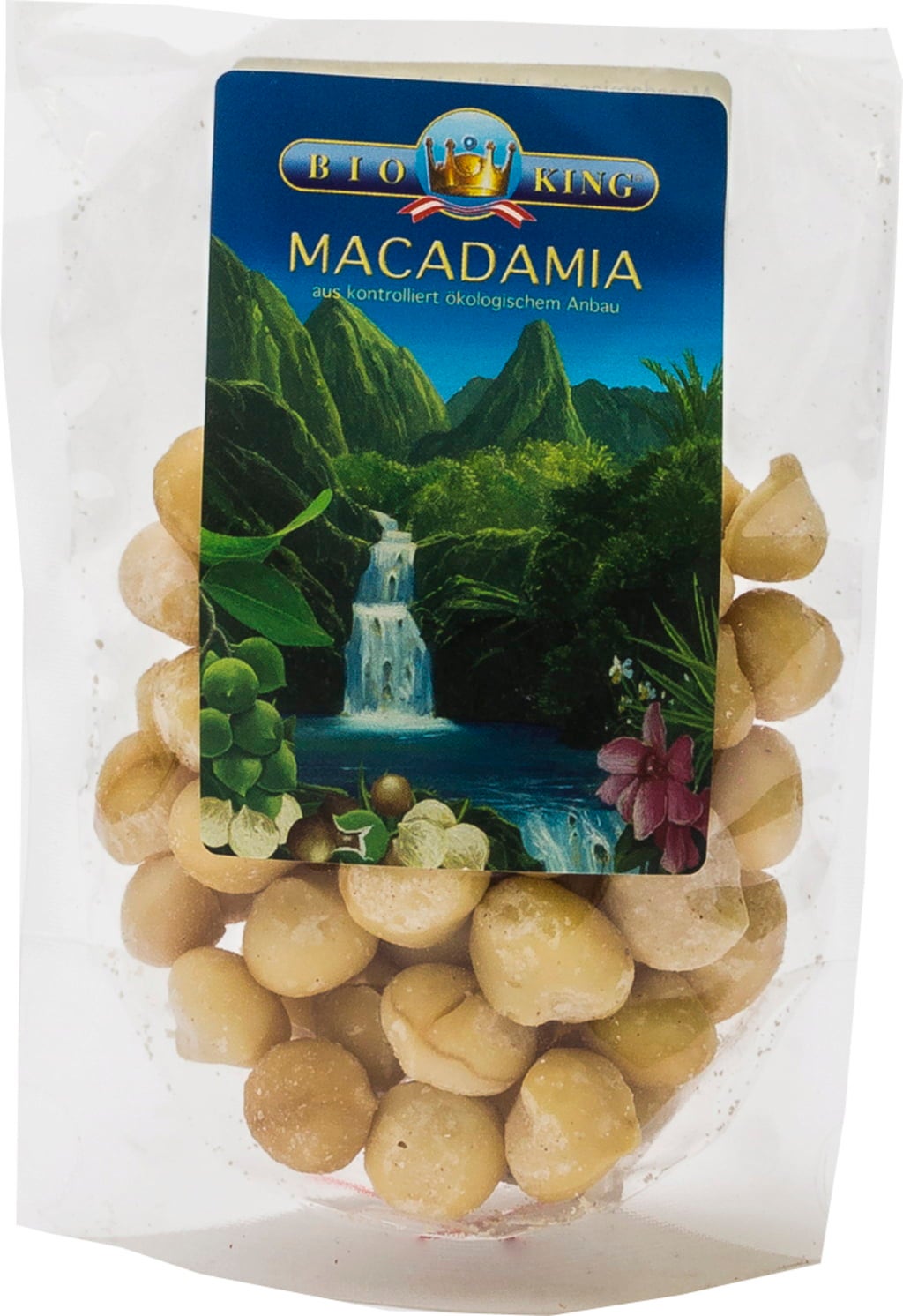 BioKing Organic Macadamia Nuts - 80 g
