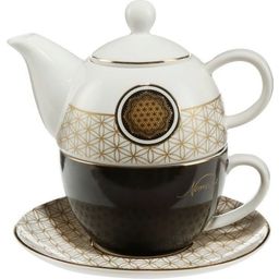Goebel Yin Yang Tea Set - Black